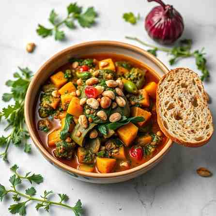 High-Protein Congolese Cassava Leaf Stew - Healthy Meal Prep Recipe